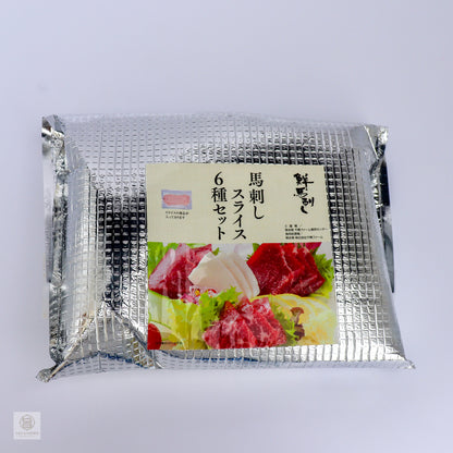 熊本県産馬刺し　馬刺しスライス6種セット